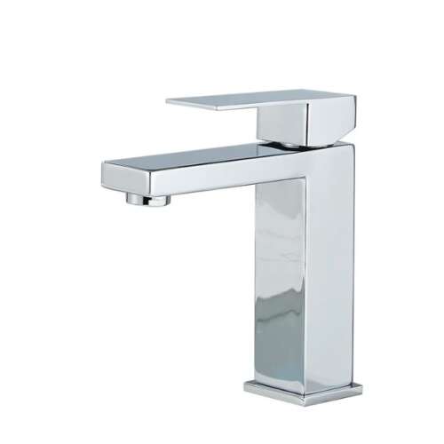 Robinet de chiuvetă pentru baie Blackswan M309, model scurt cromat, 18,5 cm