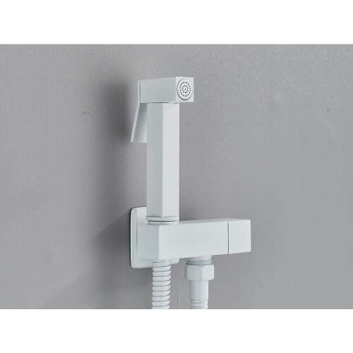 Биде смесител Blackswan M17, бял, за студена вода, 13 cm, монтиран