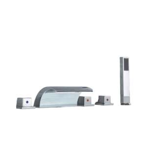 Blackswan M92 Badewannenarmatur, Chrom, 5-teiliges Duschset, 18 cm - Nonbrand Wasserhahn