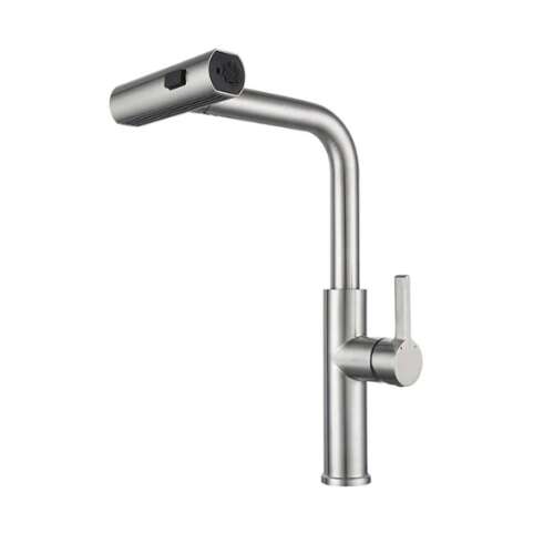Blackswan M359 kitchen faucet, nickel model, 33.5 cm