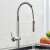 Blackswan M363 kitchen faucet, matt nickel, pull-out spray, 2 modes, water running