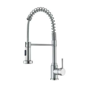 Blackswan M367 kitchen faucet, nickel model, with pull-out sprayer - Faucet