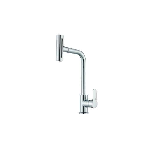 Blackswan M368 kitchen faucet, chrome finish, single lever, pull-out spray, swivel spout
