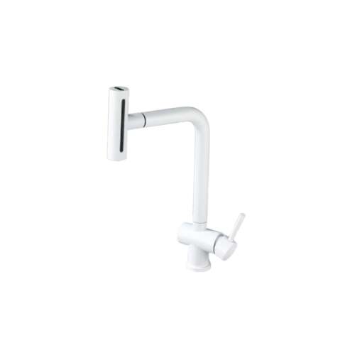 Кухненска смесителна батерия Blackswan M376, бял модел, 41 cm