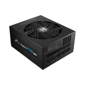 FSP Hydro PTM PRO 1650W ATX 3.0 Platinum tápellátó egység, fekete, ferde nézet - FSP