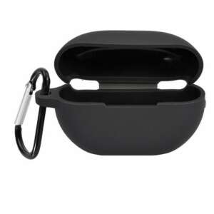 Husă din silicon negru cu carabină pentru căști wireless Huawei FreeBuds Pro - Calculatoare si accesorii