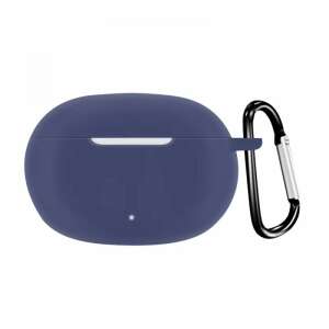 Modré silikónové puzdro pre slúchadlá Beats Studio Buds by Dr. Dre s karabínou - Počítače a doplnky