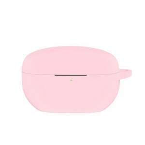 Pink silicone case for Sony WF-1000XM5 wireless headphones with carabiner - Headset Accessory