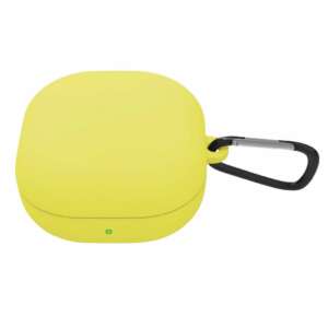 Žltý silikónový obal s karabínou pre slúchadlá Samsung Galaxy Buds 2 Pro - Počítače a doplnky