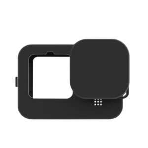 Husa din silicon negru pentru camera de acțiune GoPro Hero 11 cu protecție pentru obiectiv - Accesorii pentru camere de acțiune