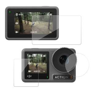 Set de protecție pentru ecran și lentilă pentru camera DJI Osmo Action 3 de la Telesin - Telesin Accesorii pentru camere de acțiune