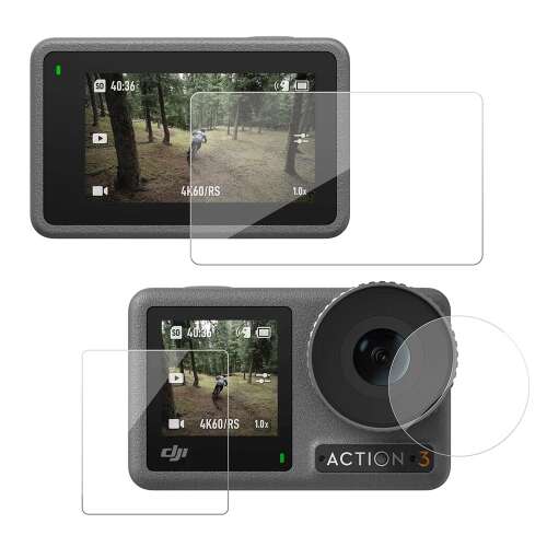 Zaštitno staklo za ekran i set Telesin objektiva za DJI Osmo Action 3 kameru 102796575
