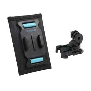 Surewo Backpack Strap Mount for GoPro Hero 12, 11, 10, 9, 8, 7, 6, 5, Session, DJI Osmo Action and other cameras - Surewo