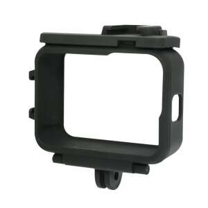 Surewo GoPro Hero 10 and Hero 9 camera protective frame with 2 cold shoe mounting system, black - Surewo