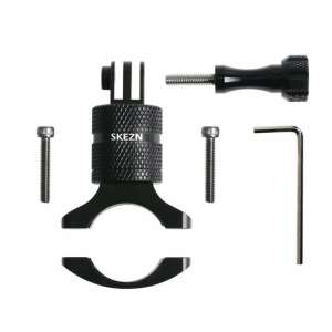 SKEZN GoPro handlebar mount for action cameras, compatible with GoPro Hero 12, Osmo Action 4, Insta 360 X3 - Surewo