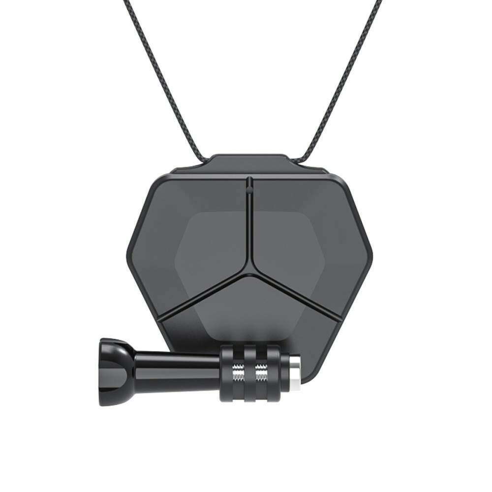 Магнитна система Surewo за закрепване на камери DJI Action 2, Action 1, GoPro Hero 12,11,10,9,8,7,6,5,4 към дрехи, черна