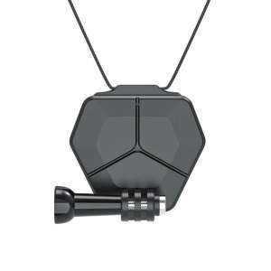 Магнитна система Surewo за закрепване на камери DJI Action 2, Action 1, GoPro Hero 12,11,10,9,8,7,6,5,4 към дрехи, черна