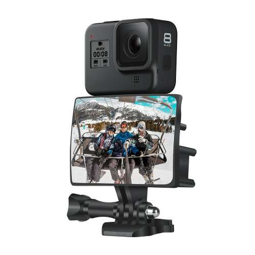 Oglindă Surewo pentru vlogging, camere frontale fără fir pentru selfie-uri GoPro Hero 12, 11, 10, 9, 8, 7, 6, 5, 4 102685815