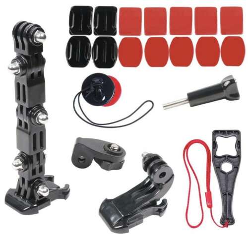 Sistem de montare cameră GoPro Hero 10 pentru cască de motocicletă, marca Surewo, culoare neagră 102685802