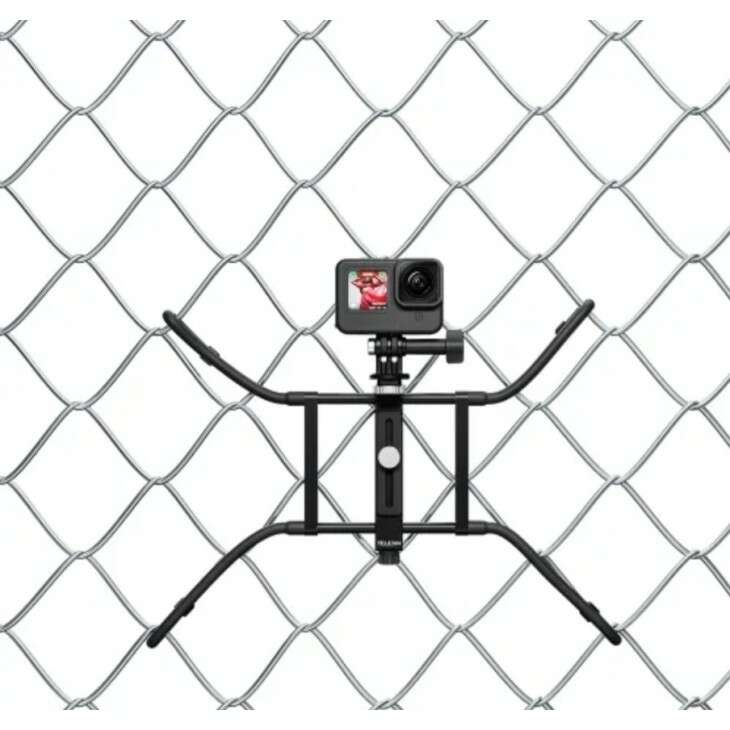 TELESIN Fence Mounting System, compatible with: GoPro Hero, Insta 360, Osmo Action, iPhone, Samsung