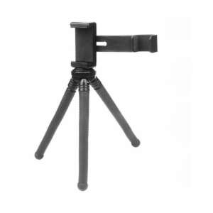 Surewo mini tripod with phone holder for DJI Osmo Pocket 2, angled view - Surewo