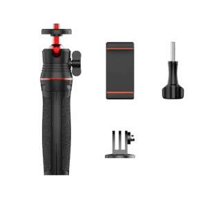 Mini trepied și selfie stick Surewo pentru GoPro Hero 12, 11, 10, 9, Insta360 X3, negru - Accesorii pentru camere de acțiune