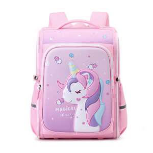 Dollcini, geantă de școală elegantă, rucsac, geantă elegantă de zi cu zi, călătorie, geantă de școală pentru colegiu, 425424, roz