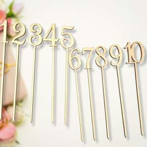 Natúr Fa Dísztűk - Számok 1-10 - 26cm