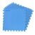 Dmuchane Puzzle blue foam pool mat tiles stack