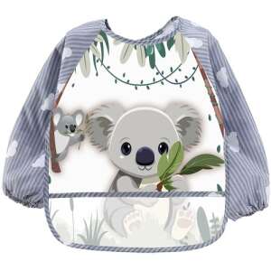 Koala baby bib with long sleeves and pocket, Kruzzel 22255 - Bib & Burp Cloth