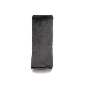 Petite & Mars autós biztonsági övvédő, szürke, plüss, puha, kényelmes, csecsemőknek és kisgyermekeknek - Petite&Mars