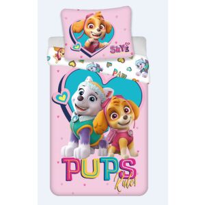Paw Patrol Pups Rule bedding set, 140x200cm duvet cover and 70x90cm pillowcase - Mancs Őrjárat