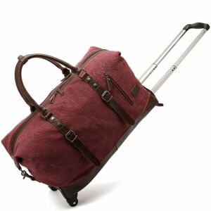 Quasar & Co. Bordeaux Rolling Travel Bag, 57x39x25 cm - Travel Bag