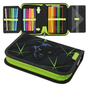 Herlitz Wild Life 31-piece 2-flap filled pencil case - 50046393 140156099 - Pencil Case