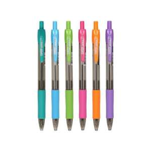 Satz von 6 TipTop Office Colors Kugelschreibern, 0.7mm, in verschiedenen Farben - Stifte & Bleistifte