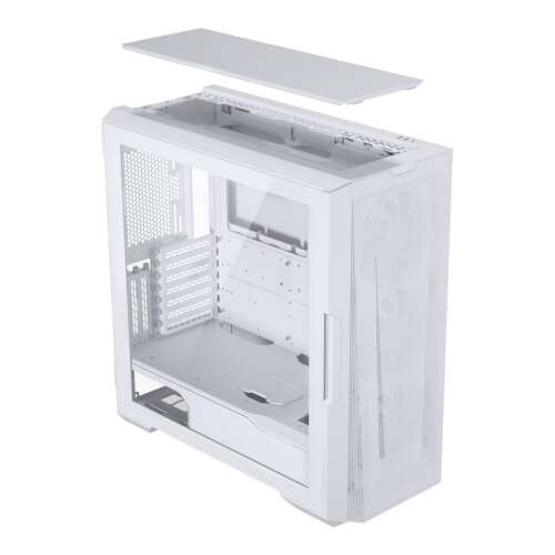 Phanteks Eclipse G500A DRGB biała obudowa komputera, mid-tower, boczny panel ze szkła hartowanego, ATX, micro-ATX, mini-ITX, 3 x 140mm wentylatory D-RGB, biała