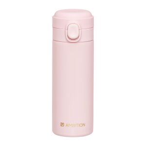 Ambition Alice 350ml Termos Roz, Sticlă Izolată din Oțel Inoxidabil - Termosuri și suporturi pentru băuturi