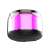 Emeszon RGB 360 S17 LED tragbarer Bluetooth-Lautsprecher, schwarz, Unteransicht