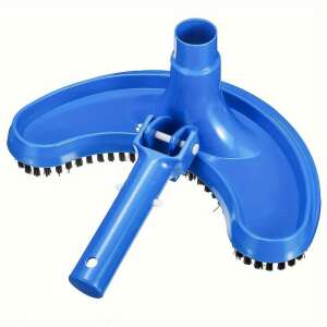 Blauer Pool-Saugerkopf mit Bürste zur Reinigung des Poolbodens - Poolreinigung