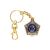 Harry Potter Chocolate Frog Charm Keychain on White Background