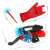 KidMania® Spiderman web shooter gloves set with suction cups for kids, dimensions of the gloves, launcher and suction cups