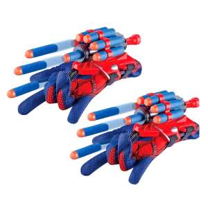 KidMania® Spiderman launcher gloves set with suction cup darts for kids - Costume for Kid