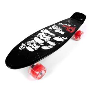 Penny Board Star Wars gördeszka Stormtrooper mintával, fekete vörös kerekekkel - Gördeszkázás
