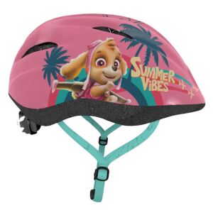 Paw Patrol Skye und Zuma Kinderhelm, rosa mit Sommer-Vibes-Design - Schutzausrüstung für Fahrräder