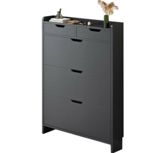 Skriňa na topánky BeComfort 47x17x115 cm sivá CS011-1 145825531 - Botníky