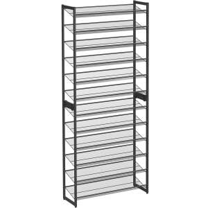 Комплект от 2 шкафа за обувки, Songmics, 48-60 чифта, черен, 92 x 30 x 223 cm 102717111 - Съхранение на обувки