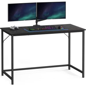 VASAGLE Desk with Steel Frame, 60x120x75cm, Industrial, Black 145695622 - Desk