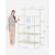 SONGMICS Clothes Rack with Double Rod for Hangers, 2 Shelves, 70 kg Load Capacity, 114x45x171cm, White 102717307
