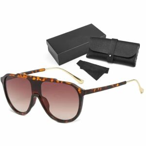 iUni iEye Aviator Sunglasses, UV400, Animal Print 144047587 - Women's Sunglass