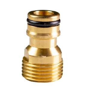 1/2” Brass Male Threaded Drill Adapter, Topgarden 400411